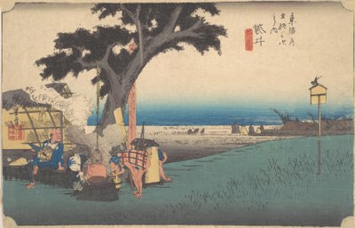 Fukuroi, De Chaya, ca. 1834 da Ando Hiroshige