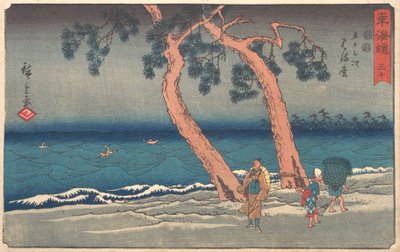 Stazione di Hamamatsu da Ando Hiroshige