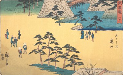Kameyama, ca. 1840 da Ando Hiroshige