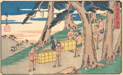 Kameyama, ca. 1842 da Ando Hiroshige