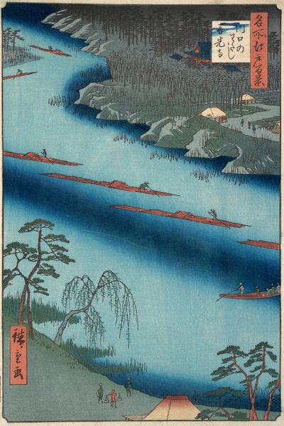 Kawaguchi, 1857 da Ando Hiroshige