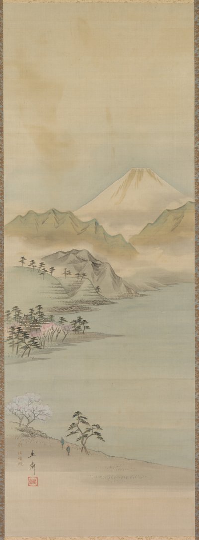 Lago Suwa, XIX secolo da Ando Hiroshige