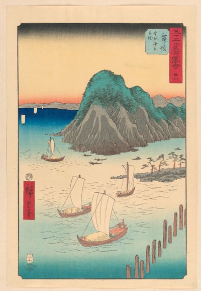 Maisaka dalla serie 53 Stazioni di Tokaido da Ando Hiroshige