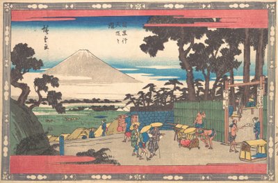 Meguro Gionin Zaka da Ando Hiroshige