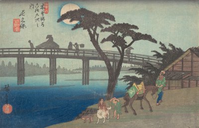 Stazione di Nagakubo n. 28 da Ando Hiroshige