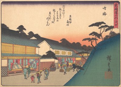 Narumi, dalla serie Le cinquantatré stazioni della strada Tokaido da Ando Hiroshige