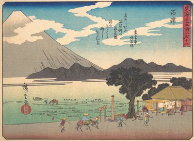 Numazu, dalla serie Le cinquantatré stazioni della strada Tokaido da Ando Hiroshige