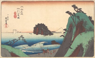 Soshu, Shichi-ri ga Hama, ca. 1830 da Ando Hiroshige