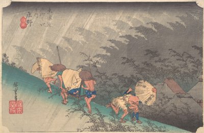 Doccia improvvisa a Shono da Ando Hiroshige