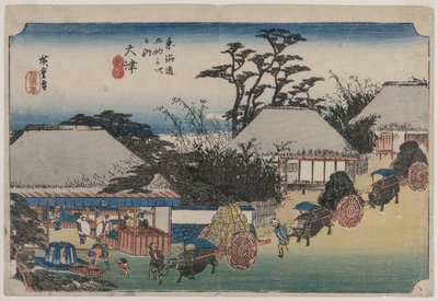 Le Cinquantatré Stazioni del Tokaido: Otsu da Ando Hiroshige