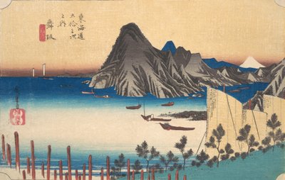 Veduta di Imaki Point da Maizaka da Ando Hiroshige