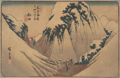 Stazione di Wada da Ando Hiroshige