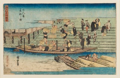 Stampa su legno - Scena fluviale da Ando Hiroshige