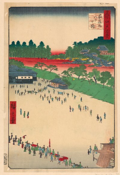 Incrocio di Yatsukoji a Suji-chigai dalla Serie Cento Famosi Vedute di Edo da Ando Hiroshige