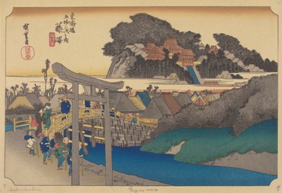Stazione di Fujisawa da Ando or Utagawa (after) Hiroshige