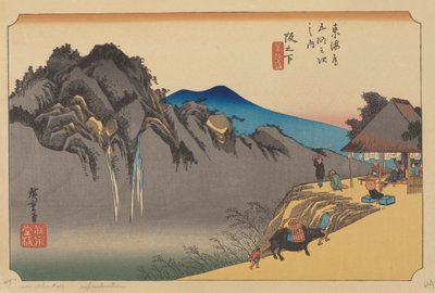 Stazione di Sakamoshita da Ando or Utagawa (after) Hiroshige