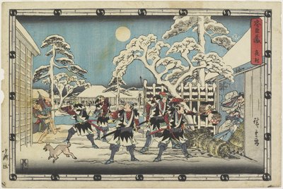 Atto 5 da Ando or Utagawa Hiroshige