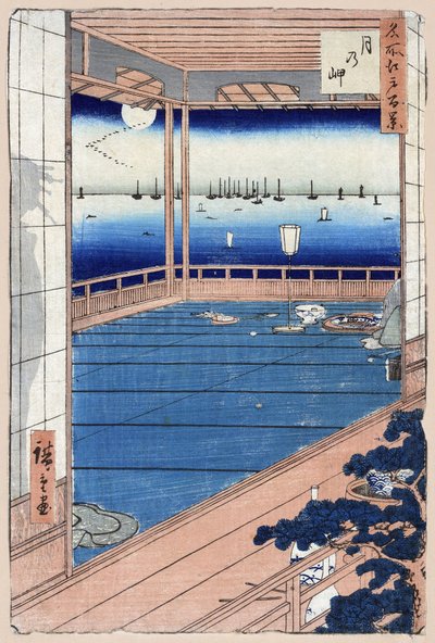 Chiar di luna. Cento vedute famose di Edo da Ando or Utagawa Hiroshige