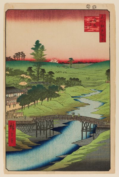 Fiume Furukawa, Hiroo da Ando or Utagawa Hiroshige