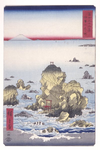 Baia di Futami a Ise (Ise Futamigaura) da Ando or Utagawa Hiroshige