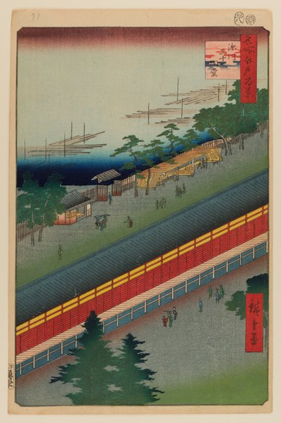 Sala delle Trentatré Baie, Fukagawa da Ando or Utagawa Hiroshige