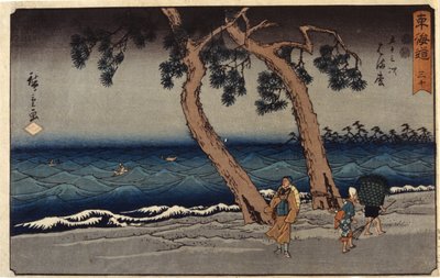 Stazione di Hamamatsu da Ando or Utagawa Hiroshige