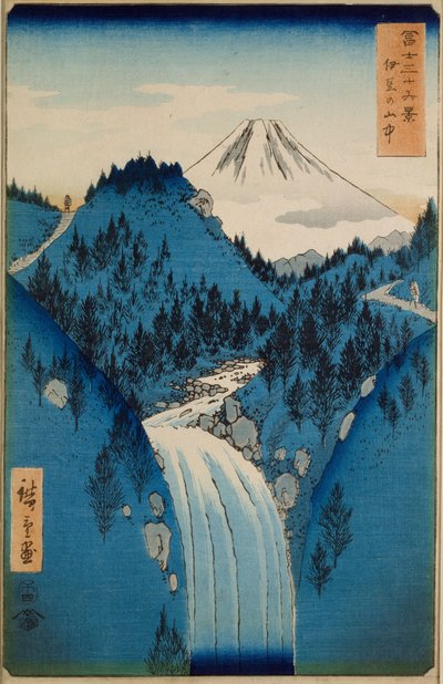 Nelle montagne della provincia di Izu da Ando or Utagawa Hiroshige