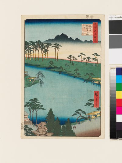 Kumano Jūnisha Shrine, Tsunohazu da Ando or Utagawa Hiroshige