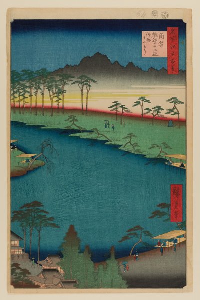 Santuario di Kumano Junisha, Tsunohazu da Ando or Utagawa Hiroshige