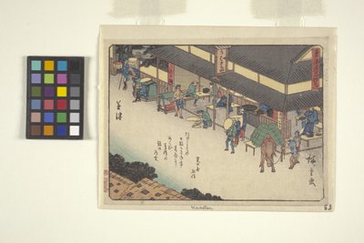 Serie Kyoka Tokaido, Kusatsu da Ando or Utagawa Hiroshige