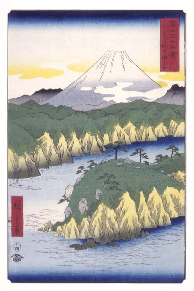 Lago a Hakone da Ando or Utagawa Hiroshige