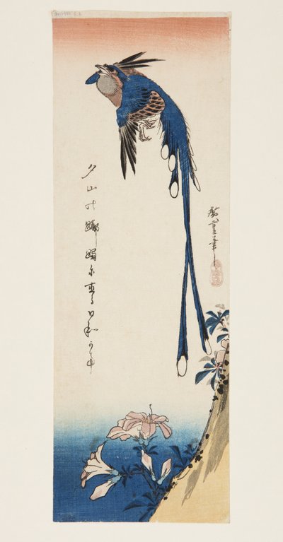 Gazza e azalea da Ando or Utagawa Hiroshige