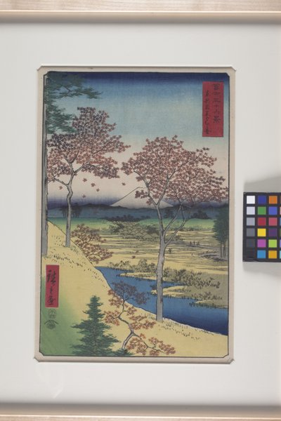 Collina del crepuscolo di Meguro nella capitale orientale da Ando or Utagawa Hiroshige