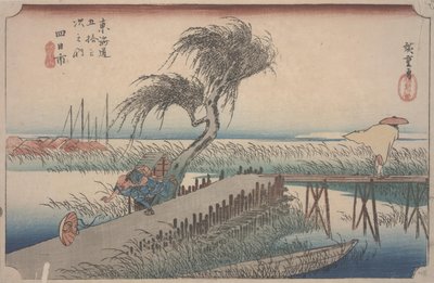 Fiume Mie da Ando or Utagawa Hiroshige
