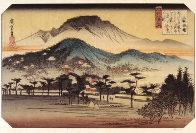 Miidera da Ando or Utagawa Hiroshige
