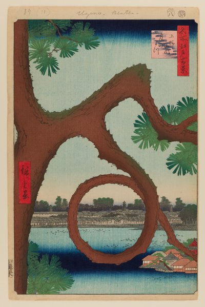 Pino della Luna, Ueno da Ando or Utagawa Hiroshige