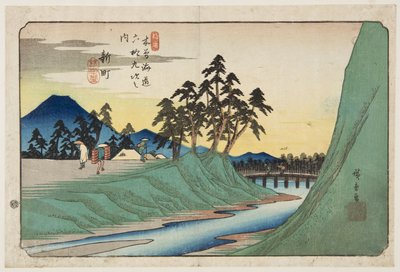 N. 12, Shinmachi da Ando or Utagawa Hiroshige