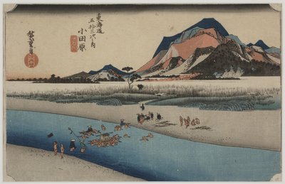 Fiume Sakawa da Ando or Utagawa Hiroshige