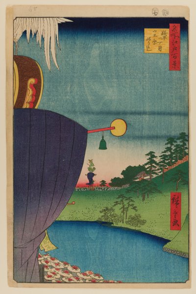 Sanno Festival Procession at Kojimachi l-Chome da Ando or Utagawa Hiroshige