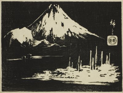 Seikenji Fuji, dalla serie Specchio di Rilievi di Pietra di Vedute della Provincia da Ando or Utagawa Hiroshige