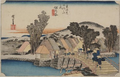 Ponte Shinmachi da Ando or Utagawa Hiroshige