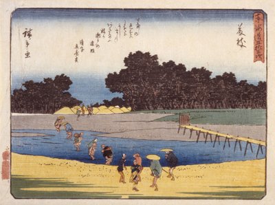 Stazione 23, Fujieda da Ando or Utagawa Hiroshige