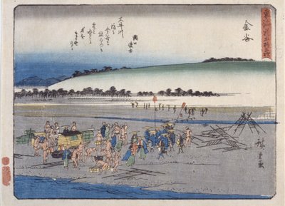 Stazione 25, Kanaya da Ando or Utagawa Hiroshige