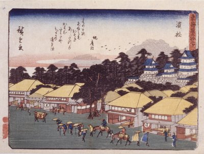 Stazione 30, Hamamatsu da Ando or Utagawa Hiroshige