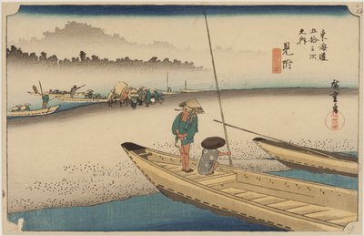 Fiume Tenryu da Ando or Utagawa Hiroshige