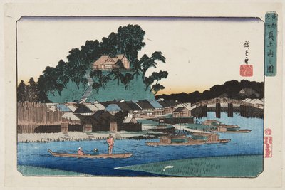 Vista di Matsuchiyama da Ando or Utagawa Hiroshige
