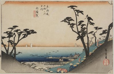Veduta di Shiomizaka da Ando or Utagawa Hiroshige