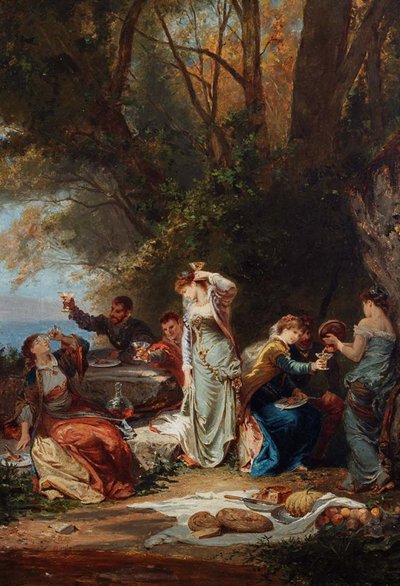 Una festa in campagna da André Charles Voillemot