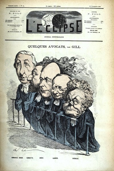André Gill - Alcuni avvocati - L