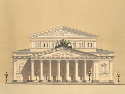 Teatro Bolshoi, Mosca, Russia da Andras Kaldor
